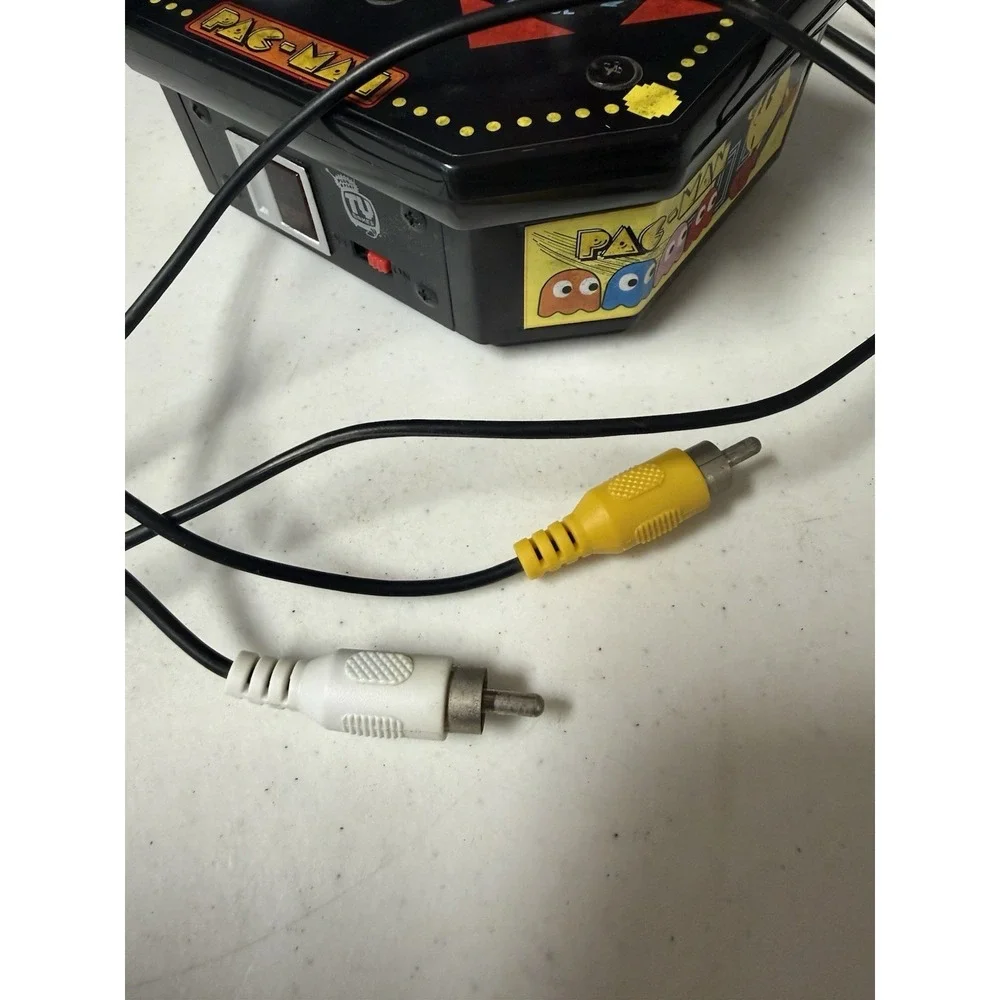 Pac-Man Plug & Play TV Game Jakks Pacific Namco Retro Joystick Console Working